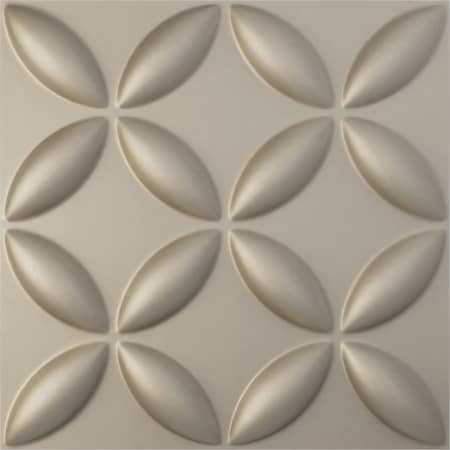 Ekena Millwork 19 5/8in. W x 19 5/8in. H Wallflower EnduraWall Decorative 3D Wall Panel Covers 2.67 Sq. Ft. WP20X20WACSV